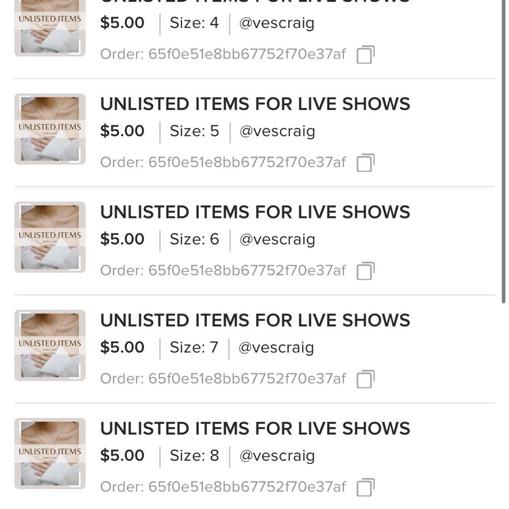 extra weight label for live show